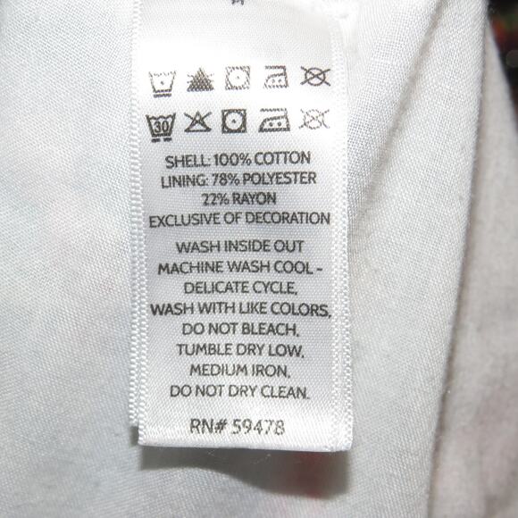 The Prairie by Rachel Ashwell Blue Floral Print Girls Handkerchief Dress - Picture 6 of 6